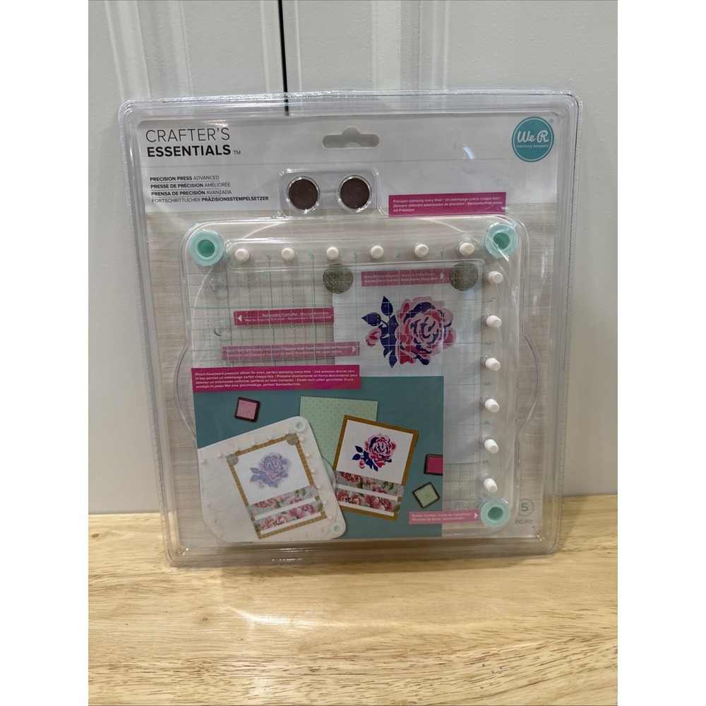 We R Memory Keepers Crafter's Essentials Precision Press Advanced Stamping New